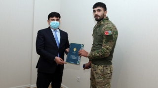 Vətən müharibəsi qazisinə yeni mənzil verilib  - FOTO