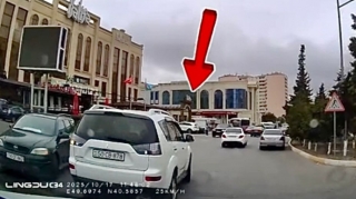 Sumqayıtda təhlükə yaradan sürücü görün özünə necə haqq qazandırdı    - VİDEO