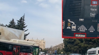 Sumqayıtda "BakuBus" avtobusu kobud qayda pozdu - ANBAAN VİDEO 