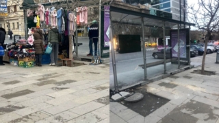 "Nizami” metrosunun qarşısındakı acınacaqlı vəziyyət aradan qaldırılıb - FOTO 