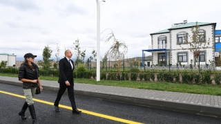 İlham Əliyev və Mehriban Əliyeva Zəngilan rayonunda səfərdə olublar  - FOTO