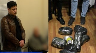 Abşeronda narkokuryerlik edən şəxsdən 3 kq narkotik götürülüb  - VİDEO