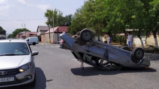 Qubada işıqforun sönməsi qəzaya səbəb oldu - FOTO