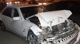 Bakıda zəncirvari qəza; xəsarət alan var - FOTO 