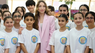 Alena Əliyeva olimpiada yarışını izlədi - FOTOLAR 
