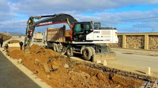 Giləzi-Xızı avtomobil yolu əsaslı təmir edilir  - VİDEO