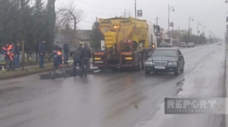 В Джалилабаде отремонтирована просевшая дорога   - ФОТО