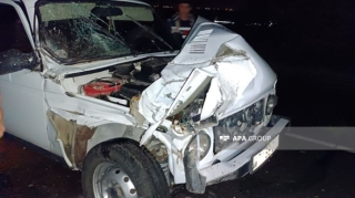 Naxçıvanda yağışlı hava zəncirvari qəzaya səbəb oldu  - FOTO