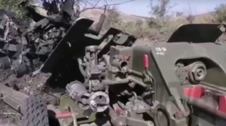 Ordumuzun sərrast zərbəsi:  Düşmənin məhv edilən D-30 divizionu - VİDEO 