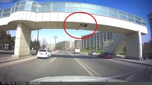 Bakıda təhlükəli piyada keçidi – FOTO