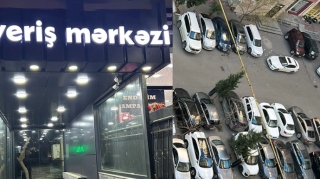 Bakıda binaların parkinq yerini alış-veriş mərkəzinə çeviriblər – Vətəndaşlardan ETİRAZ  - FOTO