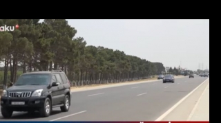 Şüvəlan-Zirə avtomagistralında böyük təhlükə - VİDEO 