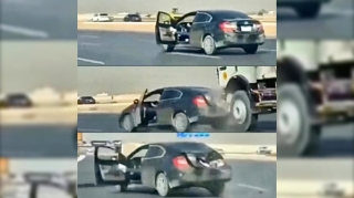 Qisas alan sürücü “Kamaz” tərəfindən baxın necə susduruldu   - VİDEO