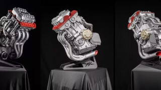 Dünyada ilk V5 mühərriki - İkivallı - FOTO