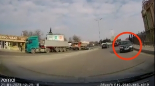 Bakıda protiv gedən sürücünün videosu yayıldı, DYP onu cərimələdi - VİDEO