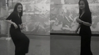 Bakı metrosunda  qəribə hərəkətlər edən qız diqqət çəkdi  - VİDEO