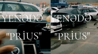 “Prius” sürücüsü parklanma yerində qanunları ələ salıb görüntü paylaşdı - VİDEO 