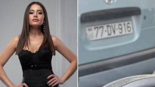 Taksi sürücüsü Samirə Əfəndiyə HÜCUM ETDİ:  "Maşınıma tüpürdü, söydü..."  - FOTO