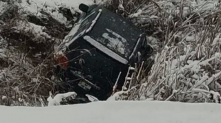 В Билясуварском районе произошло ДТП с участием Land Cruiser  - ВИДЕО