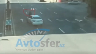 Bakıda ŞOK piyadavurma: "Hyundai" sağa döndü və...  - VİDEO