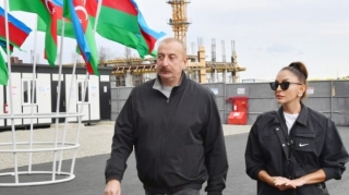 İlham Əliyev ailəsi ilə birlikdə Xocavəndə getdi 