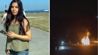 25 yaşlı qız motosiklet qəzasında yanaraq öldü  - VİDEO