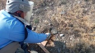Cəbhəboyu ərazilərdə partlamamış hərbi sursatlar aşkarlandı - FOTO
