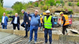 AAYDA sədri Xocalıda icra edilən yol layihələrinə baxış keçirdi - FOTO