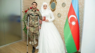 Vətən müharibəsi qazisi evləndi  - FOTO