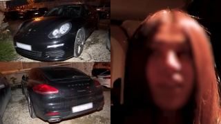 В Баку пьяная "гонщица" на Porsche совершила автохулиганство - ВИДЕО  - ФОТО
