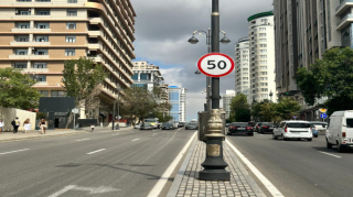 Bakının daha bir mərkəzi küçəsində sürət həddi endirilib 