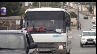 Digah sakinləri boş avtobus tapa bilmirlər  - VİDEO