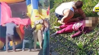 Rusiyada faciə: Havaya qalxan batutdan iki azyaşlı yerə çırpıldı - FOTO-VİDEO 