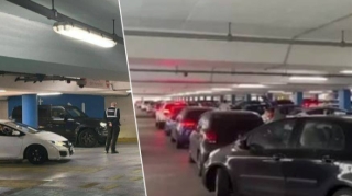 Dəhşətli tıxac:  sürücülər 3 saat parkinqdən çıxa bilmədi