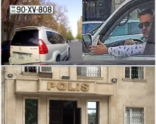 Bakıda qoçuluq edib sürücünü boğan şəxs saxlanıldı - AÇIQLAMA - VİDEO