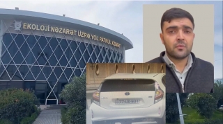 Narkoman sürücü ikinci dəfə hallı tutuldu; Ekologiya postunda - FOTO 