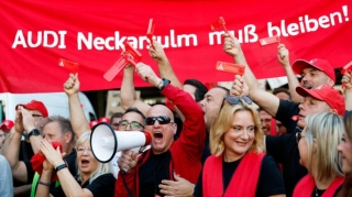 Almaniyada "Audi" şirkətinin minlərlə işçisi etiraz aksiyası keçirib 