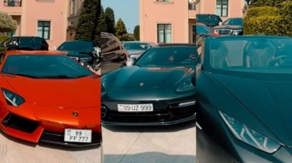 Bakıda milyonlarla dollar dəyərində bu avtomobil kolleksiyası kimindir? - VİDEO 