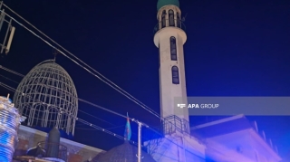 Bakıda məsciddə YANĞIN   - FOTO
