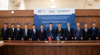 ADY Çinin Sian Limanı ilə Anlaşma Memorandumu imzalayıb - FOTOLAR 