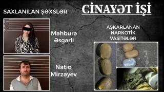 Yardımlıda narkokuryer qadın həbs edildi - FOTO