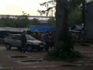 Şok kadrlar: narkobaronun anımında 5 nəfər güllələndi - VİDEO