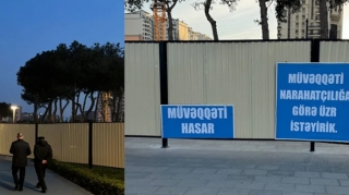 Bakının mərkəzində park ərazisində aparılan tikinti işləri NƏ İLƏ ƏLAQƏDARDIR?  - FOTO - VİDEO