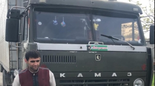 Narkotikin təsiri altında “KamAZ” sürən sürücü saxlanıldı  - VİDEO