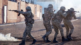 Zakir Həsənov komandoların təlimlərini izlədi, tapşırıqlar verdi - FOTO - VİDEO 