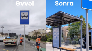 Bakıda bu ərazilərdə yeni dayanacaq pavilyonları quraşdırıldı – FOTOLAR  