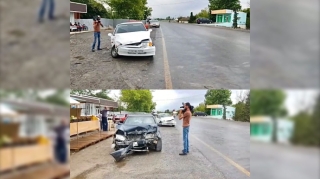 Məzun qəza törətdi, avtomobillər yararsız vəziyyətə düşdü  - VİDEO