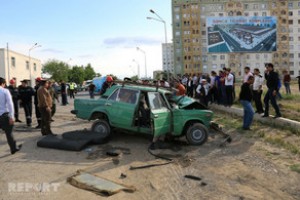 Azərbaycanda son bir gündə baş verən qəzalardan - VİDEO