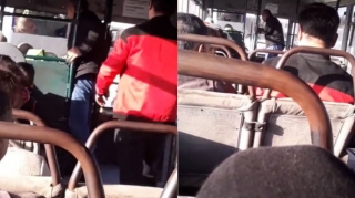 Bakıda sərnişindən avtobus sürücüsünə İRAD: “Qızın yaşındadır...” - VİDEO 