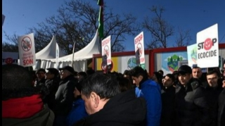 Акция протеста на дороге Ханкенди - Лачын продолжается 20-й день